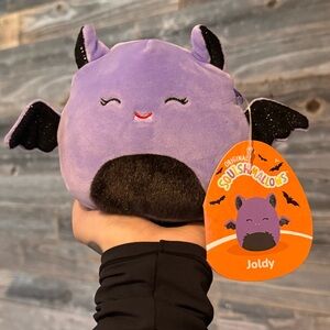 🎃Squishmallow 4.5” Joldy the Purple Bat Plush Toy Halloween NWT